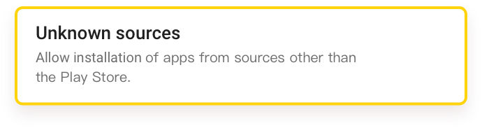 Unknown Sources