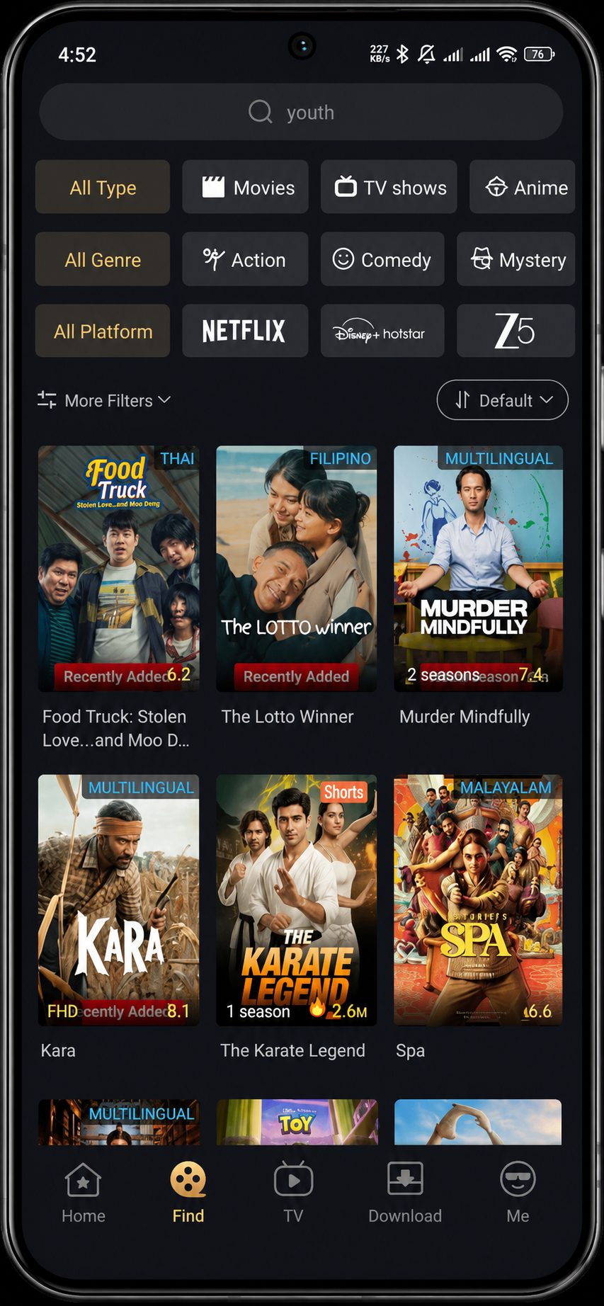Live Channels and Movies